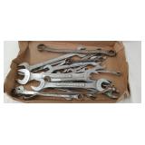 Lot of various size Craftsman wrenches