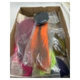 Box lot of assorted fur for fly tying