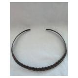 Sterling Silver Braided Choker Wt. 36 Grams