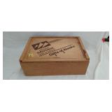 Wood gift box from Alaska sausage and seafood