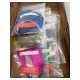 Aeroquip brightly colored fur for fly tying