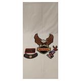 Motorcycle jacket patches