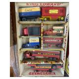 Vintage delivery truck miniatures with custom