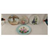 4 collector porcelain plates