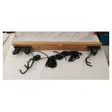 Kayak hoist on 2x4' block