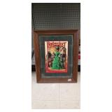 Vintage Budweiser mirror picture advertisement