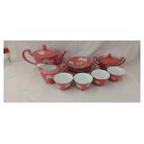 Vintage Noritake Pink Dusty White Rose tea set