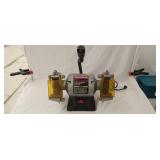 Craftsman 6' bench grinder works