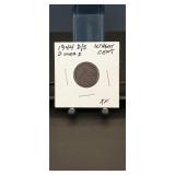 1944 D/S Wheat Cent D over S Error