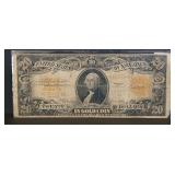 1922 $20 Gold Certificate Gold Seal