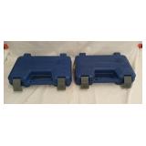 Pair of Smith and Wesson pistol hard cases