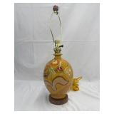 Mid-century modern ceramic table lamp