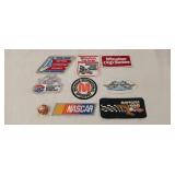 Racing patches and pin