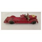 Vintage Hubley die-cast firetruck 10' long