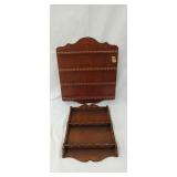 Two - Collector spoon display boards