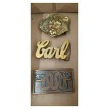 3 - Belt buckles