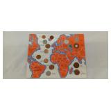 Wheaties international coin collection book with