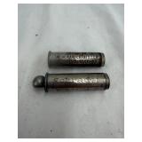 Vintage Schrader balloon tire pressure gauges