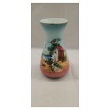 Porcelain vase made in Portugal 6.5' tall