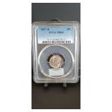 1957 D Roosevelt Dime PCGS MS66