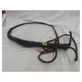 Leather bullwhip