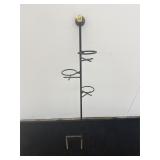 40 inch Tall metal plant stand for 3 pots