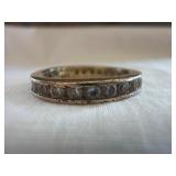 925 Sterling Rhinestone Ring ï¿½ Size 4.5