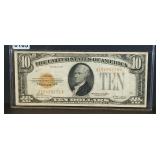 1928 $10 Gold Certificate Gold Seal