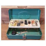 Victor metal tool box with contents