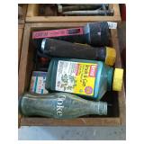 Coke bottle, flashlights, air chucks