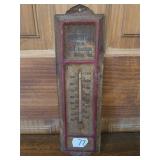 Clifford Webster Milk Hauler Metal Thermometer