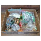 Glass beads, buttons, jewelry supplies