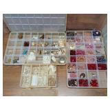 Glass beads, organizers