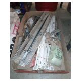 Drawer rails, hardware, rollers