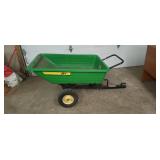John Deere 8 yard trailer with dump bed