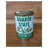 Quaker State Deluxe Oil Can EMPTY 7'