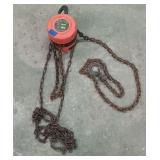 1 tom chain hoist with 2.5 m lift