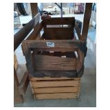 Wooden crates 14'x17'x12', 24'x13.5'x11'