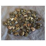 Agate bear beads, pre drilled