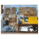 Bead work materials, glass beads, plastic beads