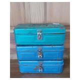 3- Metal Boxes 4'x11'