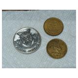 Adult novelty token, Chuck E. Cheese token