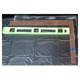 Two 24' framing squares Johnson 24' level