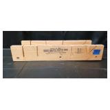 Rock maple mitre box 16' x 5.75' x 2.75'