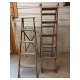 2- Wood Ladders
