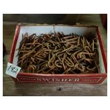 Copper fence staples