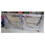 2- Wood Saw Horses 30'x37'