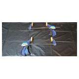 Pair of Irwin quick grip bar clamps with