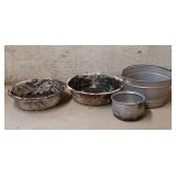 2- Metal Pans 5'x9', 9'x13'