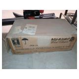 Wicker basket with inserts and rails 11.25'